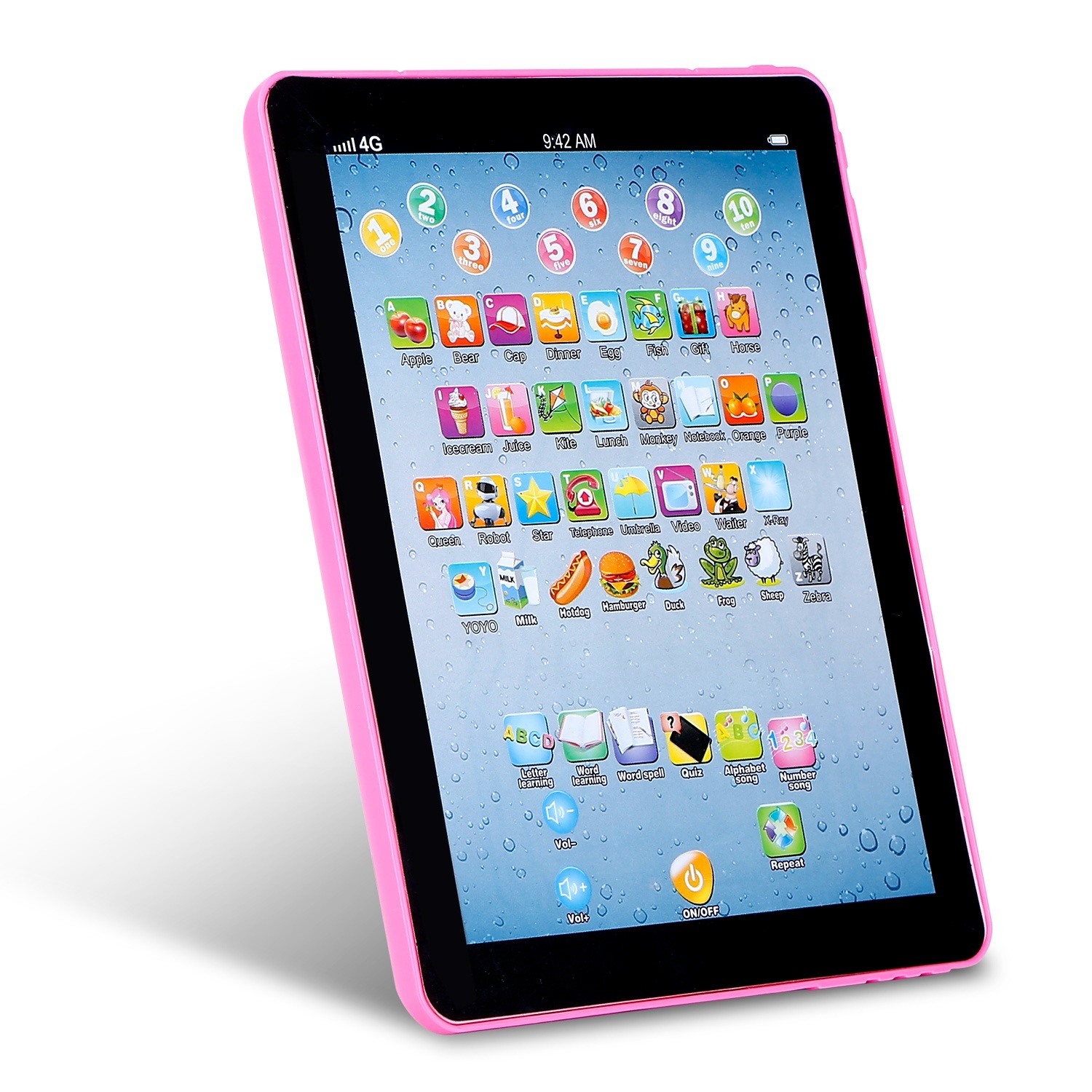 Baby Learning Tablet Educational Mini Pads Toys Touch Learn Toddler Tablet For ABC Numbers Words Gift For Boys Girls Aged 1-6 Year Old Kids - Image 9