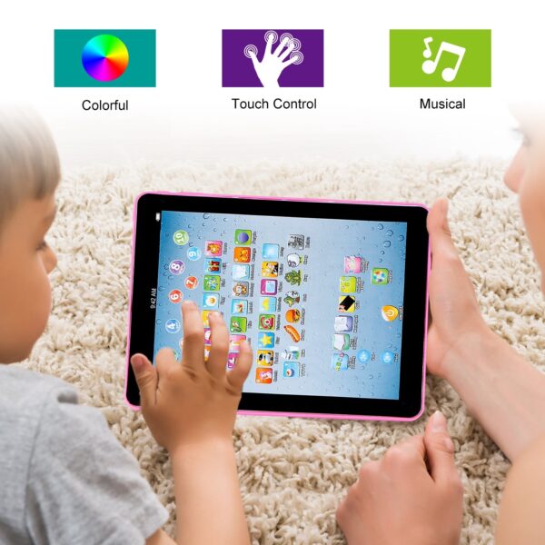 Baby Learning Tablet Educational Mini Pads Toys Touch Learn Toddler Tablet For ABC Numbers Words Gift For Boys Girls Aged 1-6 Year Old Kids - Image 10