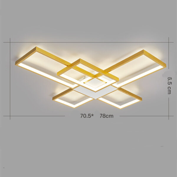 LED Ceiling Lamp Warm Bedroom Simple Household - Image 5