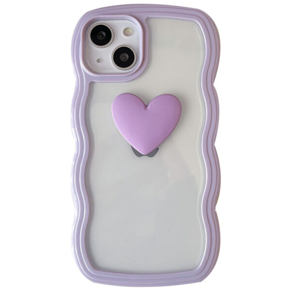 Love Wave Border Phone Case Transparent 3D - Image 4