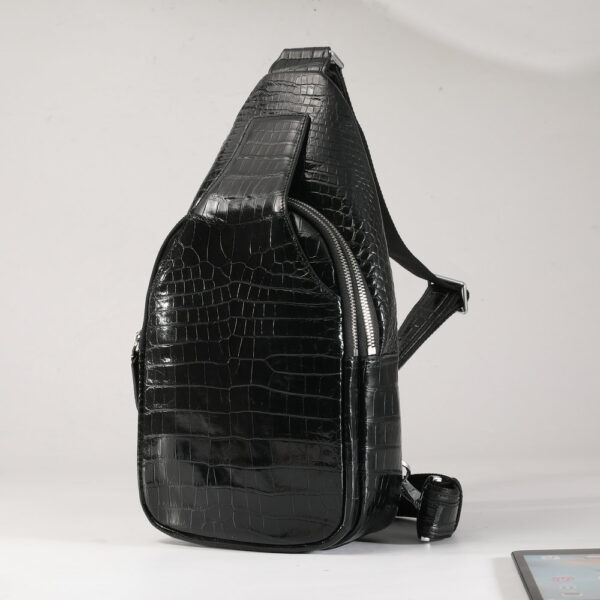 Outdoor Trave Men's Leather Single Shoulder Bag - Image 2