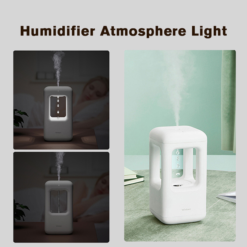 New Air Humidifier Home Quiet Bedroom Anti-Gravity Water Drop Humidifier Atmosphere Light - Image 8