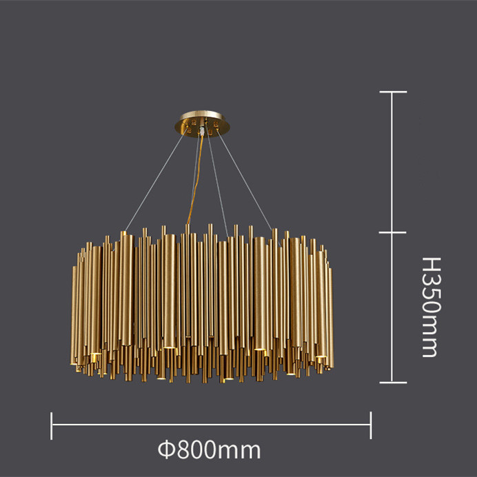 Postmodern Style Villa Duplex Modern Simple Atmosphere Light Luxury Lamps - Image 4