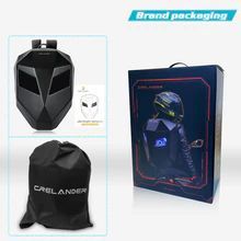 Led Backpack Screen Rider Motorcycle Locomotive Dazzlingly Cool Travel Screen Luminous Eyes - Image 7