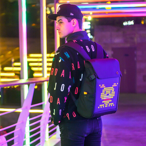 Creative LED Display Multifunctional Cycling Trend Travel Schoolbag - Image 6
