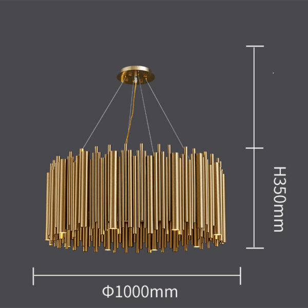 Postmodern Style Villa Duplex Modern Simple Atmosphere Light Luxury Lamps - Image 5