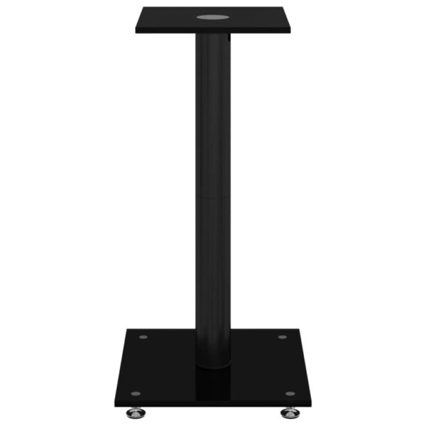 Speaker Stands, 2 pcs., Tempered Glass, 1 Column - Image 8