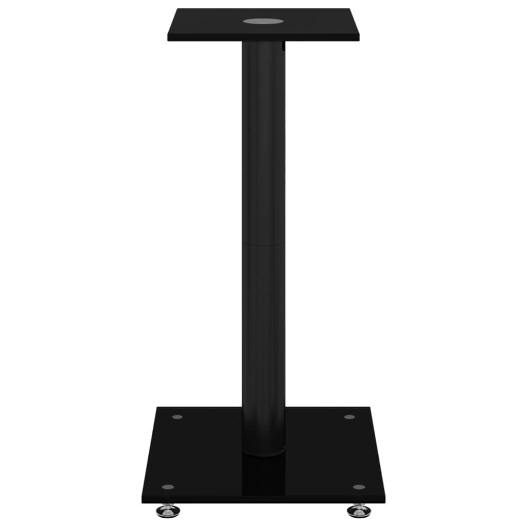 Speaker Stands, 2 pcs., Tempered Glass, 1 Column - Image 8