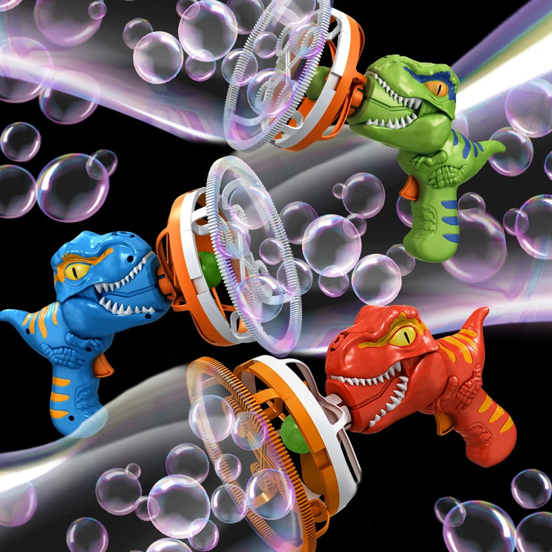 Fan Dinosaur Bubble Machine Bubble Blowing Toy Children