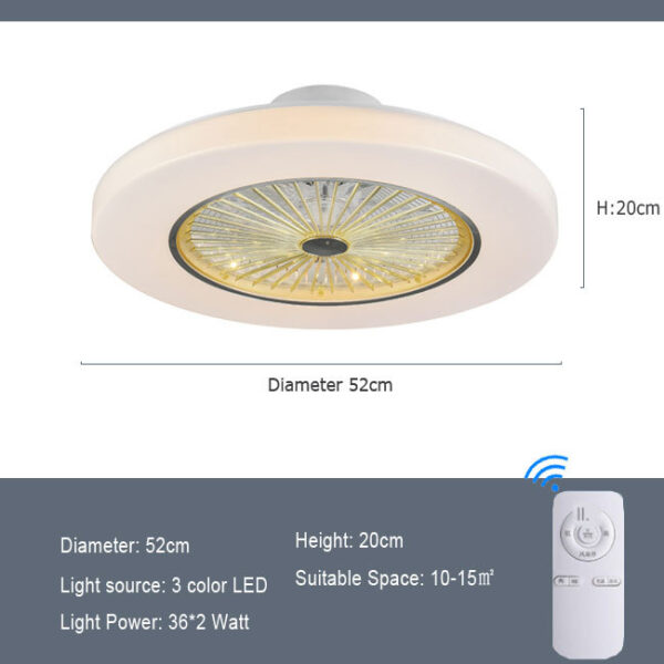 Simple Modern Home Quiet With Electric Fan - Image 16
