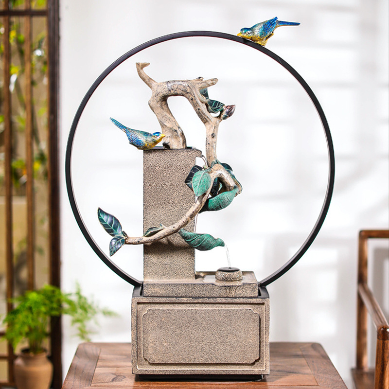 Rockery Flowing Water Fountain Indoor Living Room Creative - Image 3