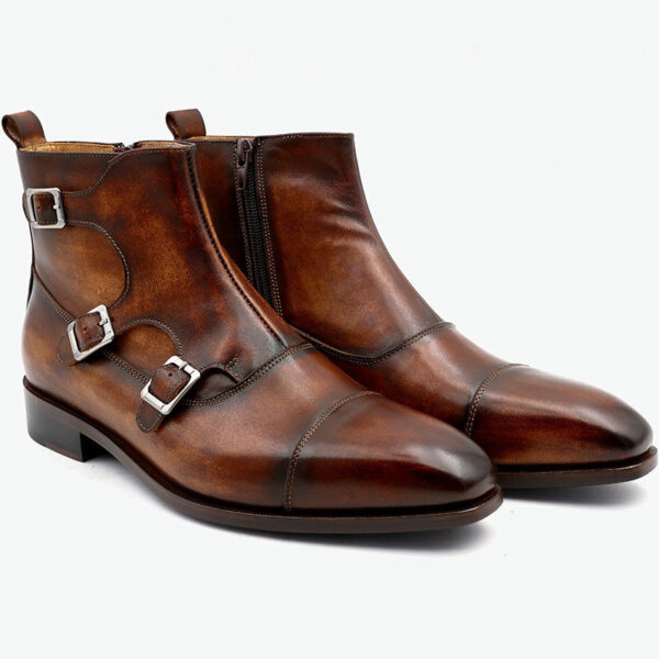 Men's Handmade Leather Breathable Casual Shoes - Image 4