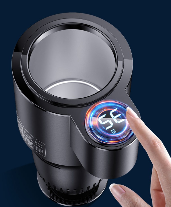 USAMS US-ZB160 Digital Display Smart Car Heating Cooling Cup Car Accessories - Image 6