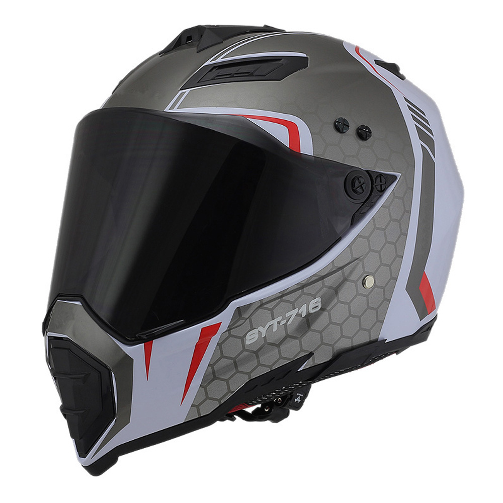 Handsome full-cover motorcycle off-road helmet - Image 65