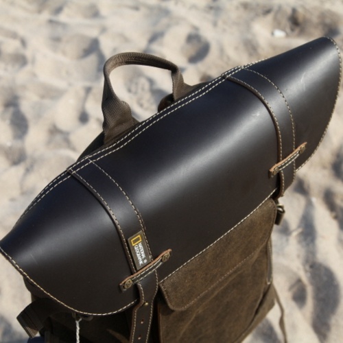 Retro photography backpack camera bag - Image 3