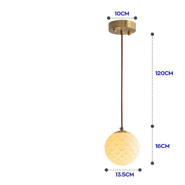 Nordic Japanese Simple Creative Light-transmitting Porcelain Chandelier - Image 17