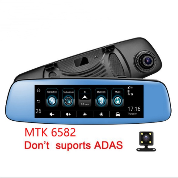 Cross border special supply for new 8 inch crane recorder 4G cloud mirror 1080P HD Android rear view mirror driving record - Image 4