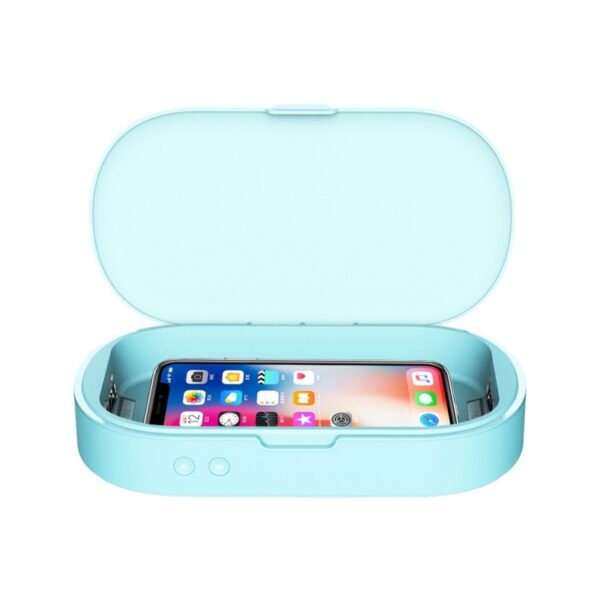 New 5V Double UV Phone Sterilizer Box Jewelry Phones Cleaner Personal Sanitizer Disinfection Box with Aromatherapy - Image 2