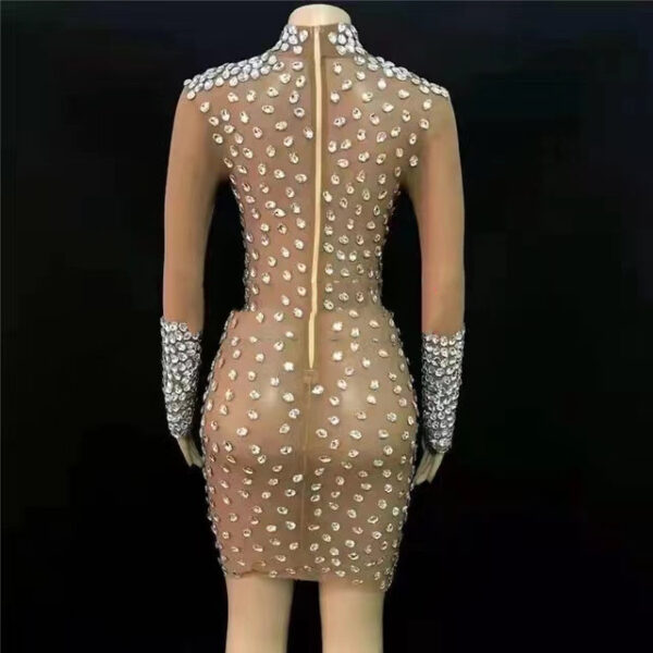 European And American Style Sexy Sequin Cocktail Party Dress - Image 2