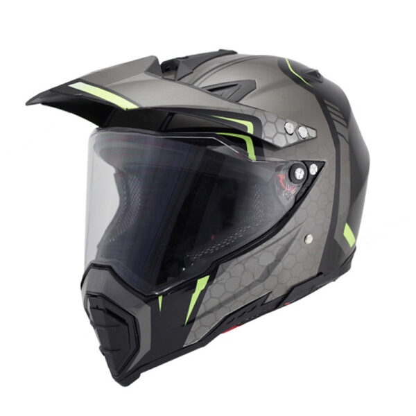 Handsome full-cover motorcycle off-road helmet - Image 20