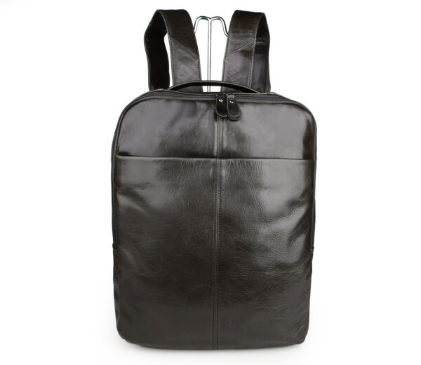 Top layer leather computer backpack - Image 19