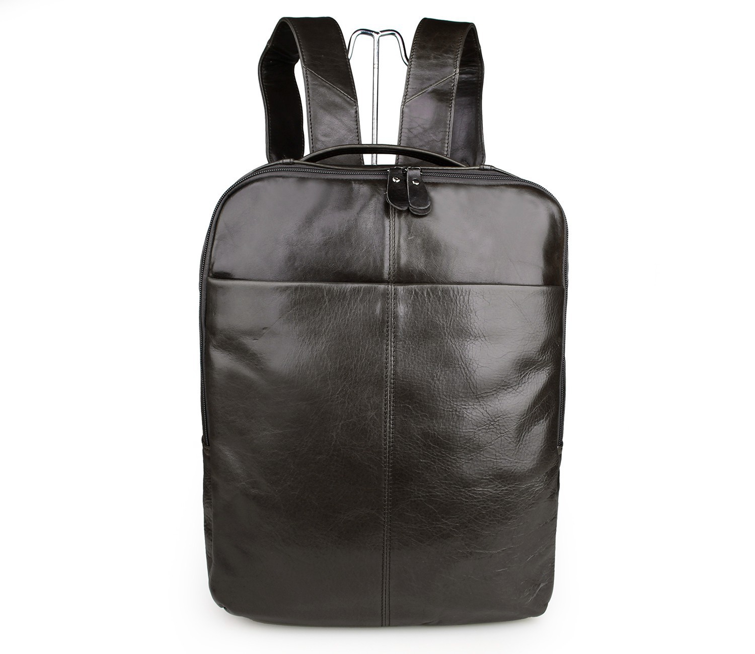 Top layer leather computer backpack - Image 19
