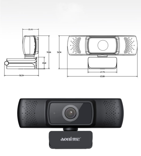 Desktop Computer Teaching Camera HD With Microphone - Image 8