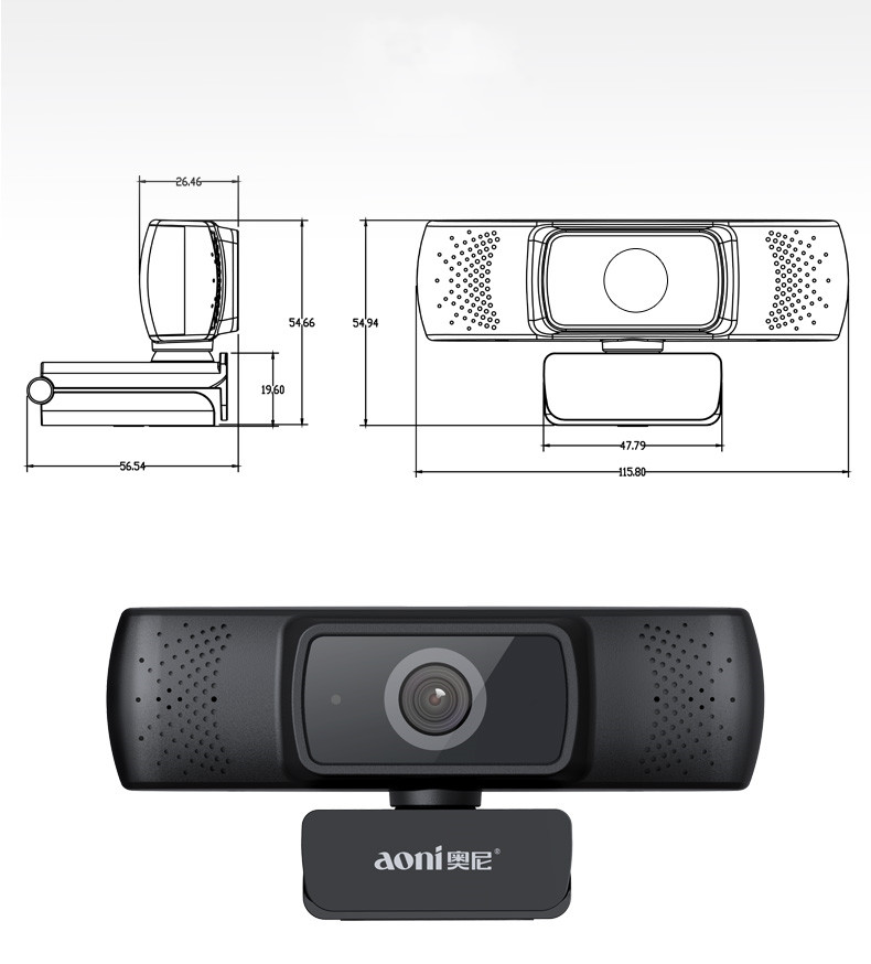 Desktop Computer Teaching Camera HD With Microphone - Image 8