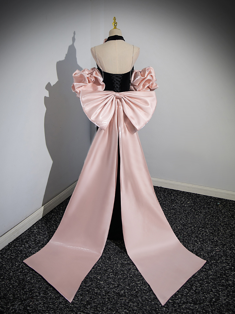 Evening Dress Women Bow Annual Meeting Host Performance Dress - Image 10