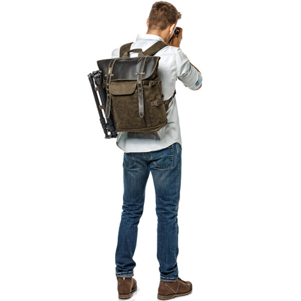 Retro photography backpack camera bag - Image 2