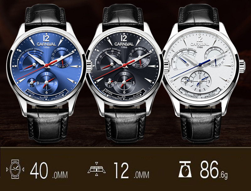 Carnival Watches Full Automatic Mechanical Watches Fashion Trends - Image 17