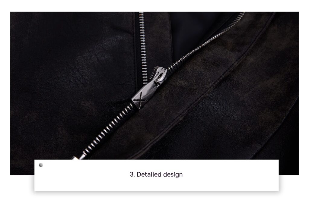 Coat Stand Collar Short Motorcycle Clothing Men