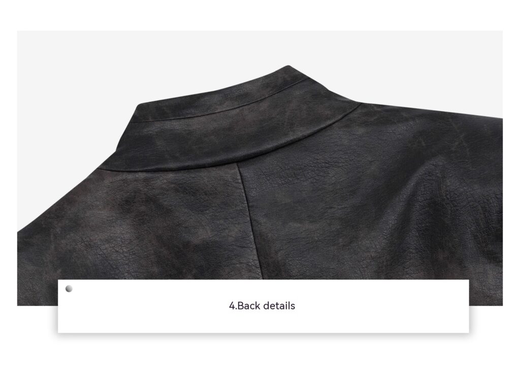 Coat Stand Collar Short Motorcycle Clothing Men