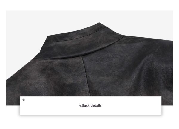 Coat Stand Collar Short Motorcycle Clothing Men - Image 11