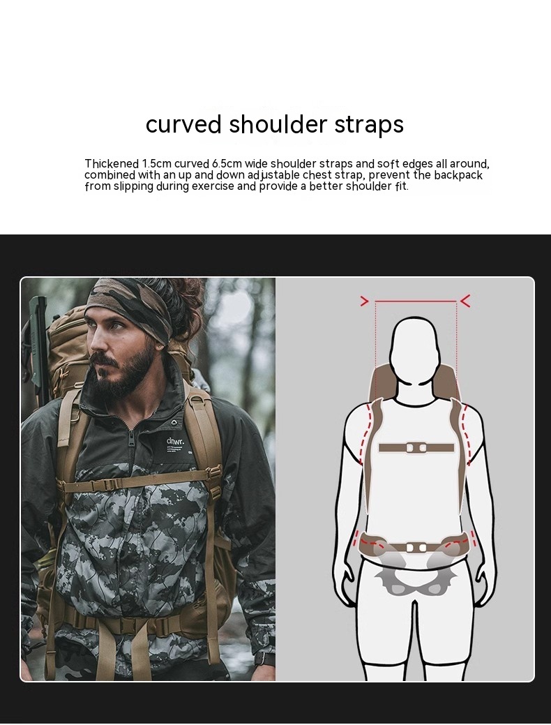 Outdoor Camouflage Men's And Women's Backpack - Image 7
