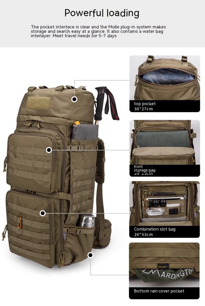 Outdoor Camouflage Men's And Women's Backpack