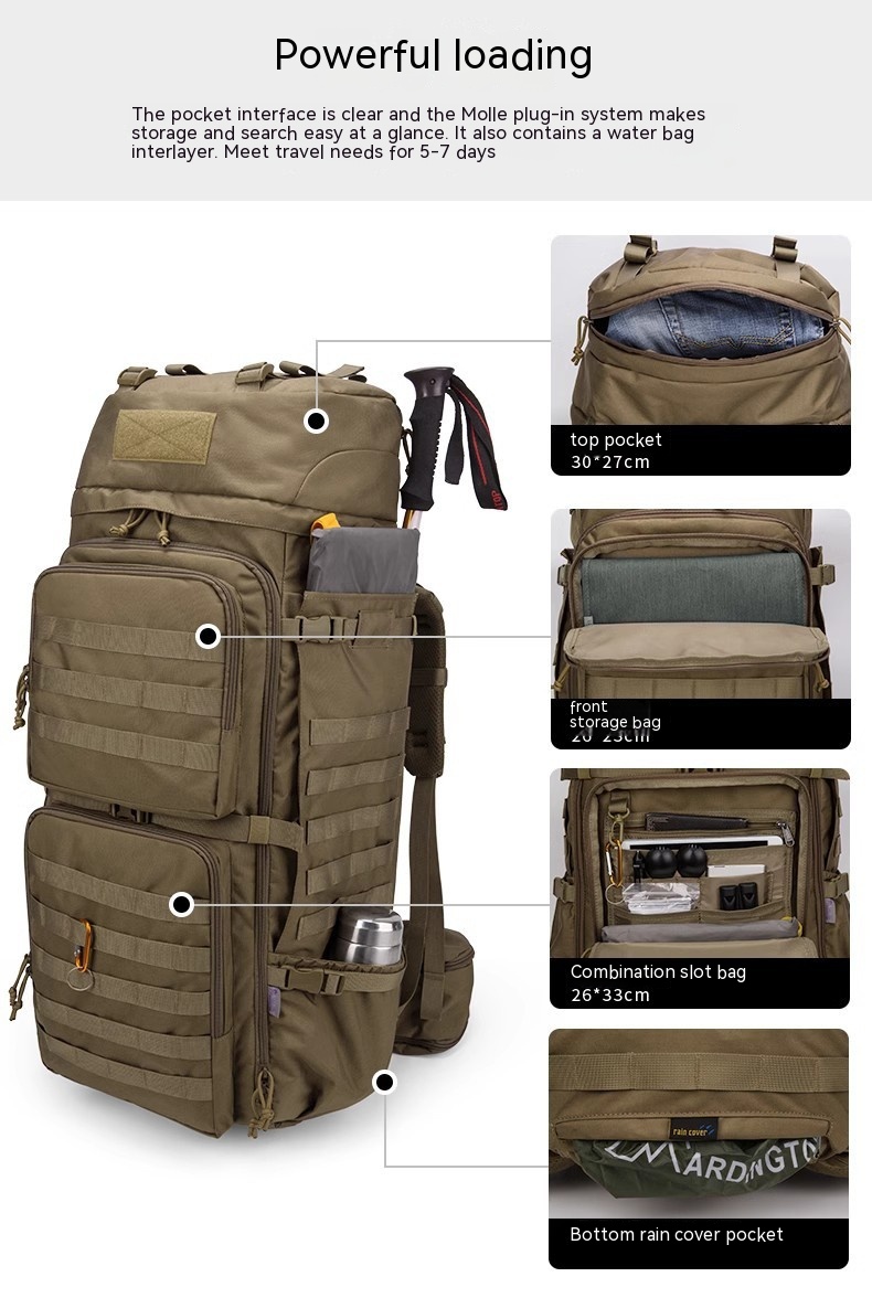 Outdoor Camouflage Men's And Women's Backpack - Image 22