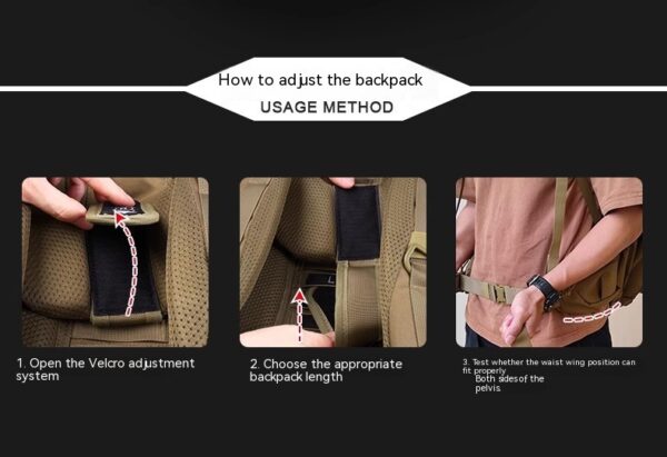 Outdoor Camouflage Men's And Women's Backpack - Image 11