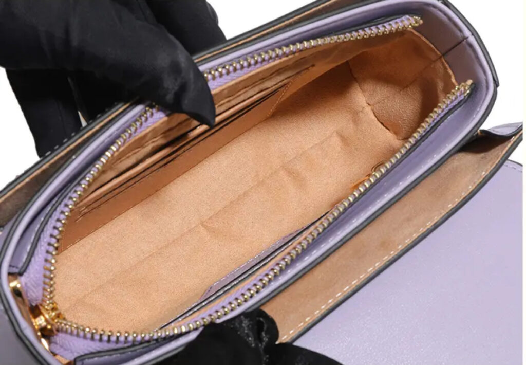Cowhide Embroidery Ladies Bamboo Handbag