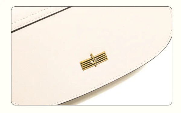 Cowhide Embroidery Ladies Bamboo Handbag - Image 13