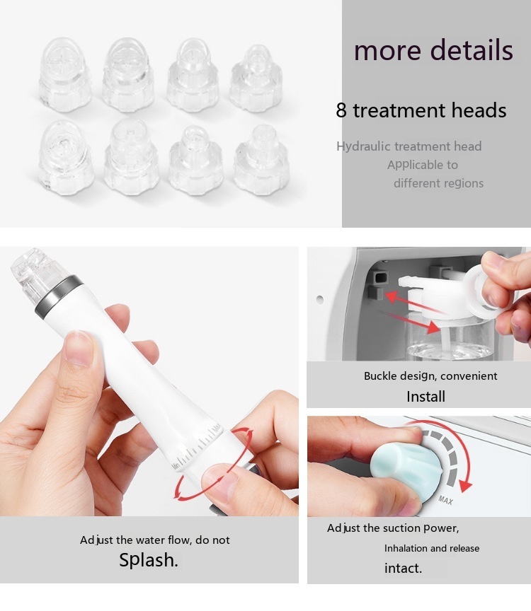 Oxygen Injection Moisturizing Blackhead Exfoliating Face Wash Beauty Six-in-one Skin Management Instrument - Image 5