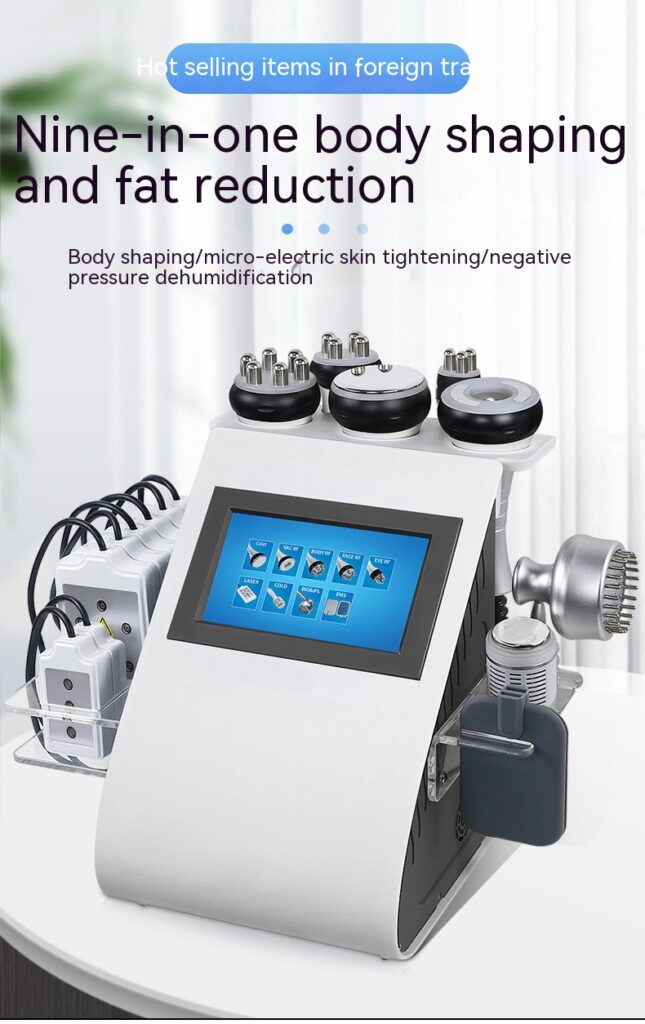 Nine-in-one 40K Ultrasonic Vacuum Negative-pressure Cosmetic Instrument