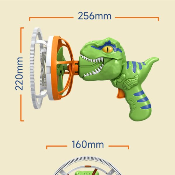 Fan Dinosaur Bubble Machine Bubble Blowing Toy Children's Handheld Bubble Machine New Cartoon Blowing Bubble Gun Toy Gift - Image 18