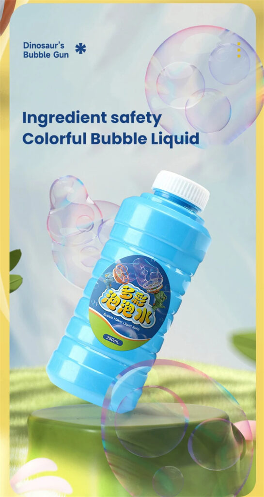 Fan Dinosaur Bubble Machine Bubble Blowing Toy Children's Handheld Bubble Machine New Cartoon Blowing Bubble Gun Toy Gift