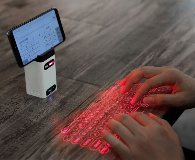 LEING FST Virtual Laser Keyboard Bluetooth Wireless Projector Phone Keyboard For Computer Pad Laptop With Mouse Function - Image 15