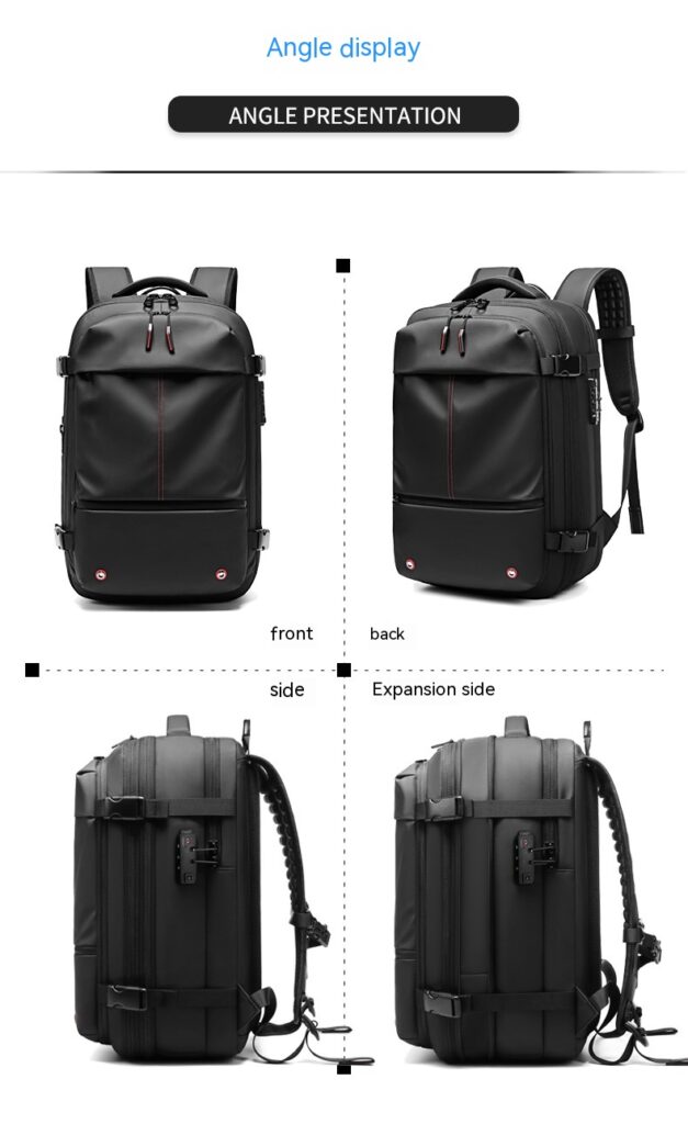 Travel Backpack Men's Business Multifunction Computer Bag Vacuum Compression Large-capacity Backpack