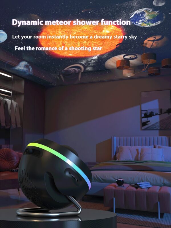 Dynamic Meteor 13 In 1 Ultra Clear Galaxy Projector Lamp Rotary Space Ball Planetarium Projector Lights For Kids Gift - Image 12