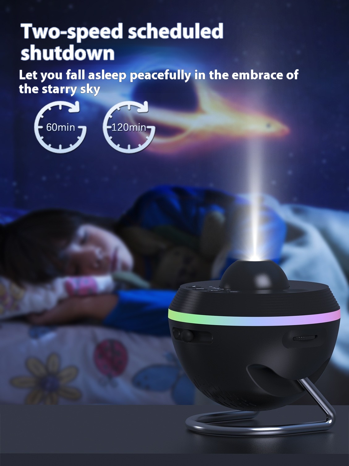 Dynamic Meteor 13 In 1 Ultra Clear Galaxy Projector Lamp Rotary Space Ball Planetarium Projector Lights For Kids Gift - Image 14