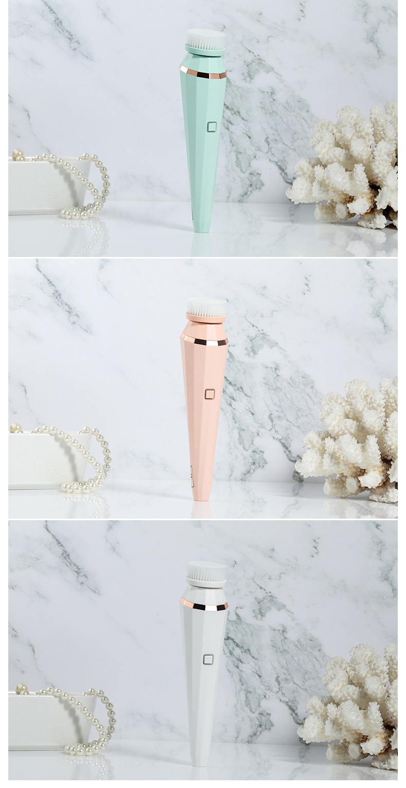 4 In 1 USB Rechargeable Electric Facial Cleansing Brush Soft Skin Care Portable Massager Face Brush Deep Cleaning Device - Image 7