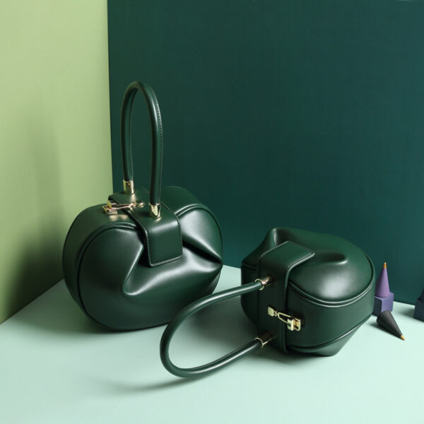 Leather handbags fashion dumplings handbag - Image 18